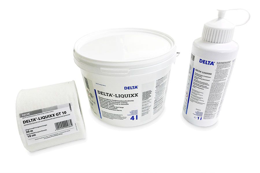 Handwerksfreundliche Anwendungsvorteile bei der Verarbeitung: DELTA®–Liquixx DELTA® - Liquixx